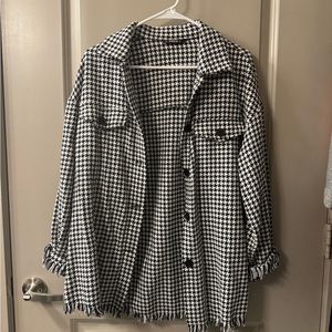 Shein long  sleeve pattern shirt